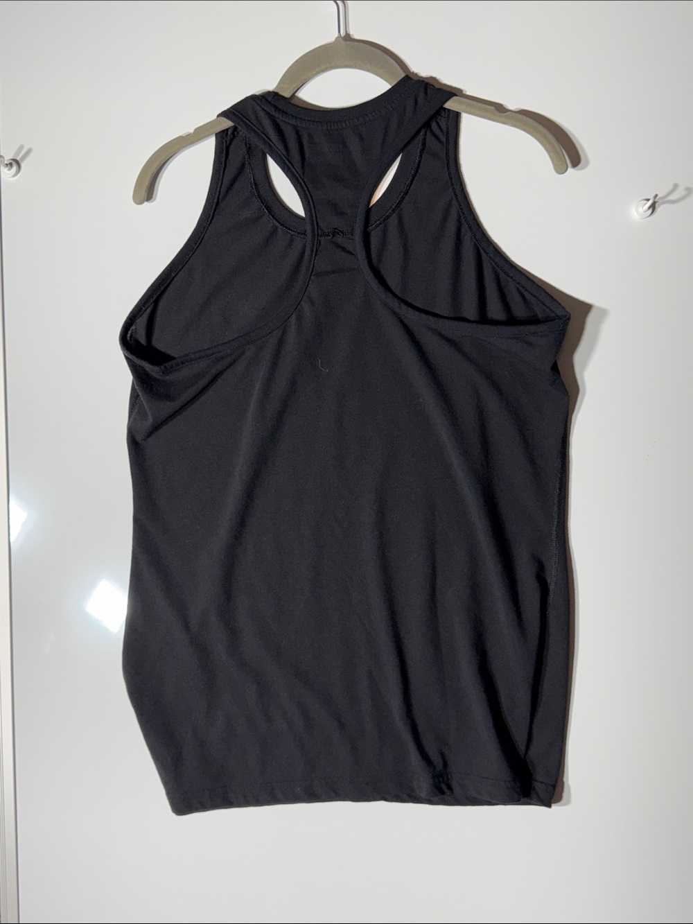 adidas Black Racerback Performance Tank Top - Picture 3 of 3